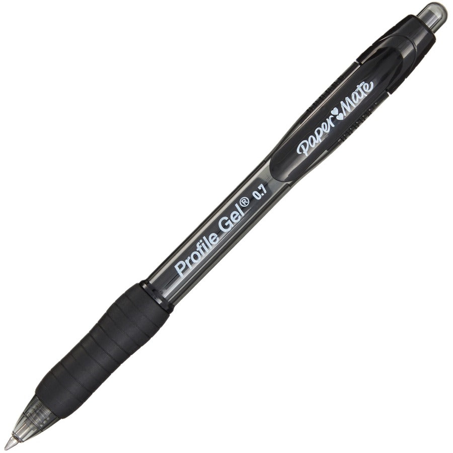paper-mate-profile-retractable-gel-pens-medium-pen-point-07-mm-pen-point-size-retractable-black-gel-based-ink-4-pack_pap2097013 - 5