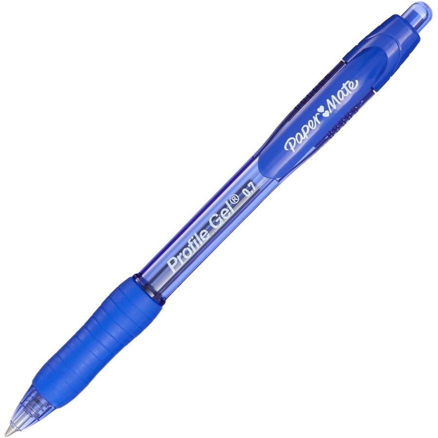 paper-mate-profile-07mm-retractable-gel-pen-medium-pen-point-07-mm-pen-point-size-retractable-blue-gel-based-ink-4-pack_pap2095448 - 5