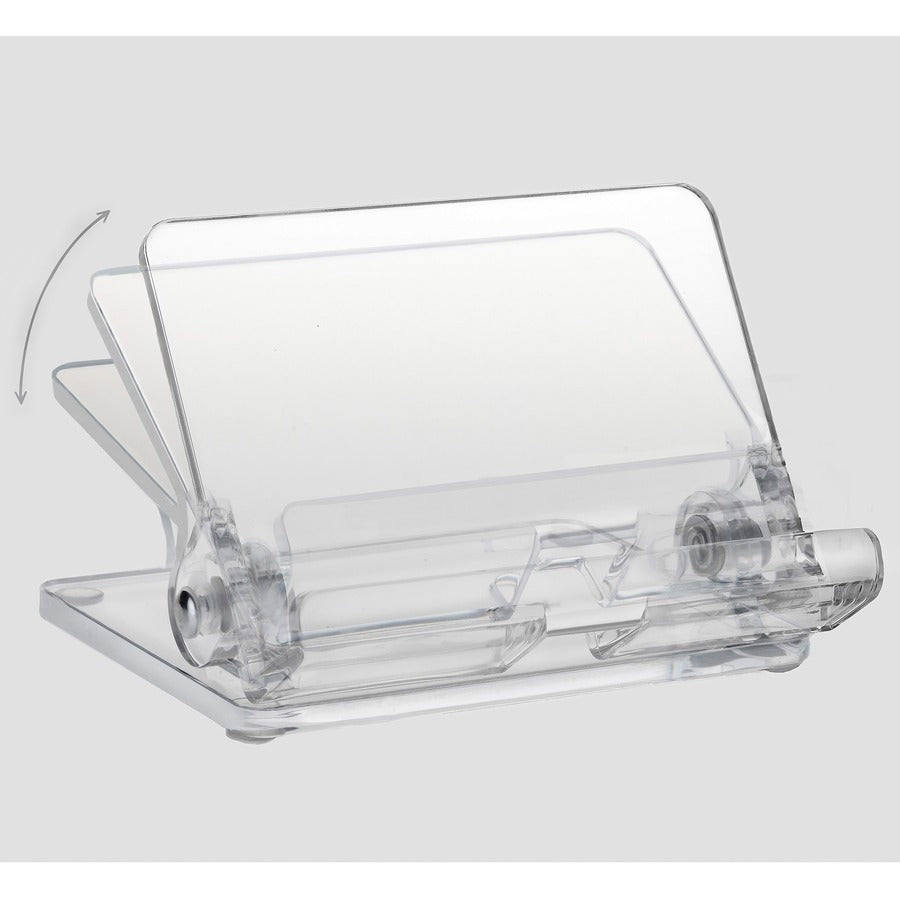 kantek-acrylic-mobile-phone-stand-portrait-landscape-acrylic-clear-adjustable-angle-foldable-non-skid-feet_ktkats600 - 5
