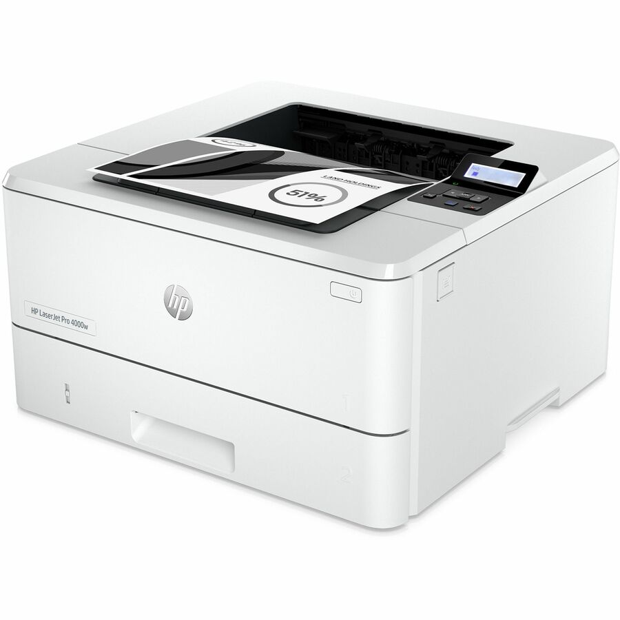 HP LaserJet Pro 4001 4001dn Desktop Laser Printer - Monochrome - 63 ppm Mono - 4800 x 600 dpi Print - Automatic Duplex Print - 350 Sheets Input - Ethernet - HP Smart App, Apple AirPrint, Mopria - 80000 Pages Duty Cycle - Plain Paper Print - Gigabit E