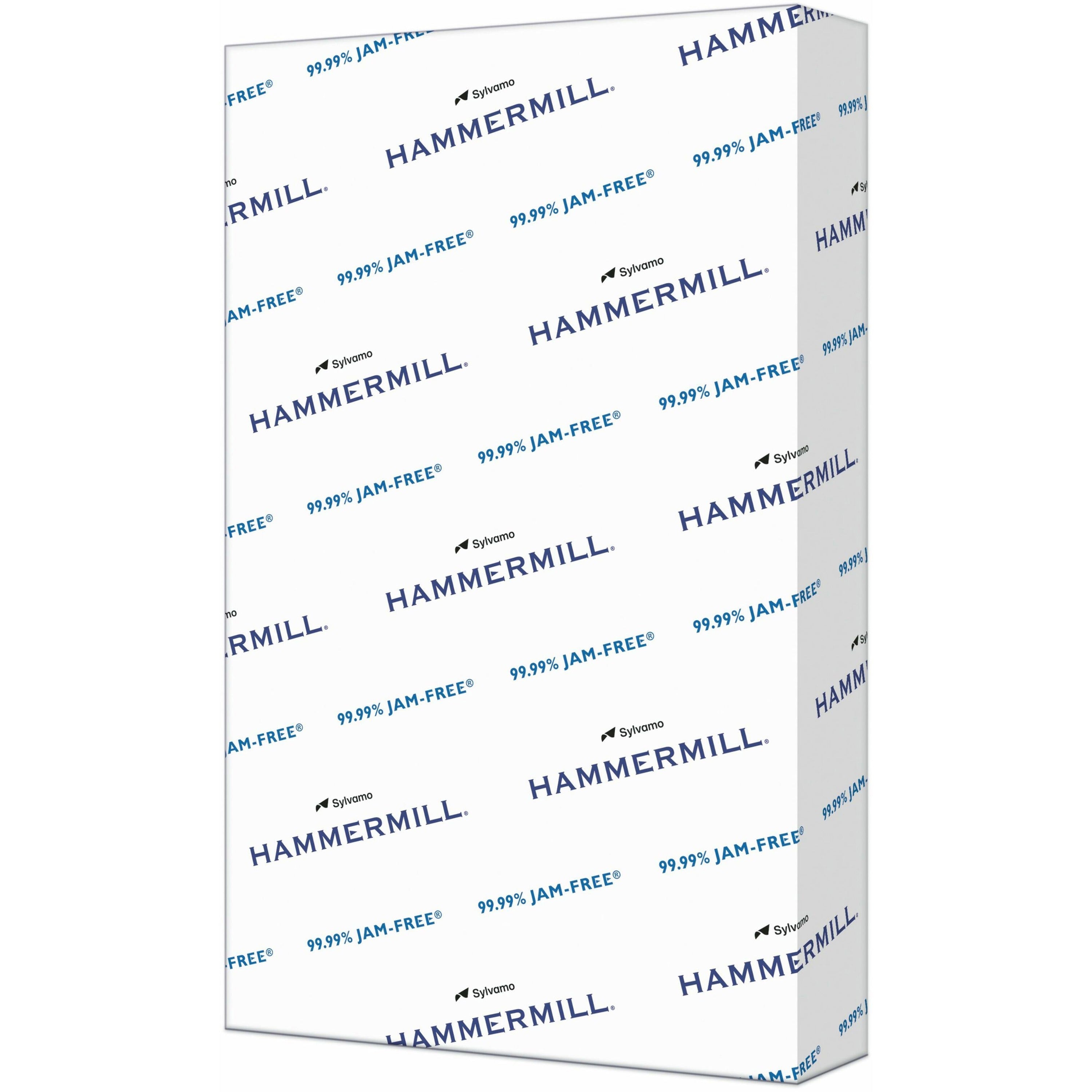 Hammermill Copy Plus Paper - White - 92 Brightness - Legal - 8 1/2" x 14" - 20 lb Basis Weight - 30 / Pallet - Sustainable Forestry Initiative (SFI) - Acid-free, Quick Drying - White - 1