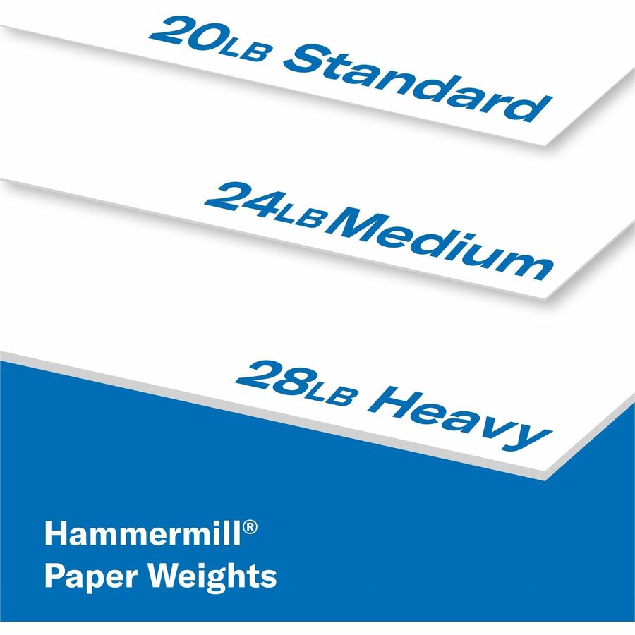 Hammermill Copy Plus Paper - White - 92 Brightness - Legal - 8 1/2" x 14" - 20 lb Basis Weight - 30 / Pallet - Sustainable Forestry Initiative (SFI) - Acid-free, Quick Drying - White - 2