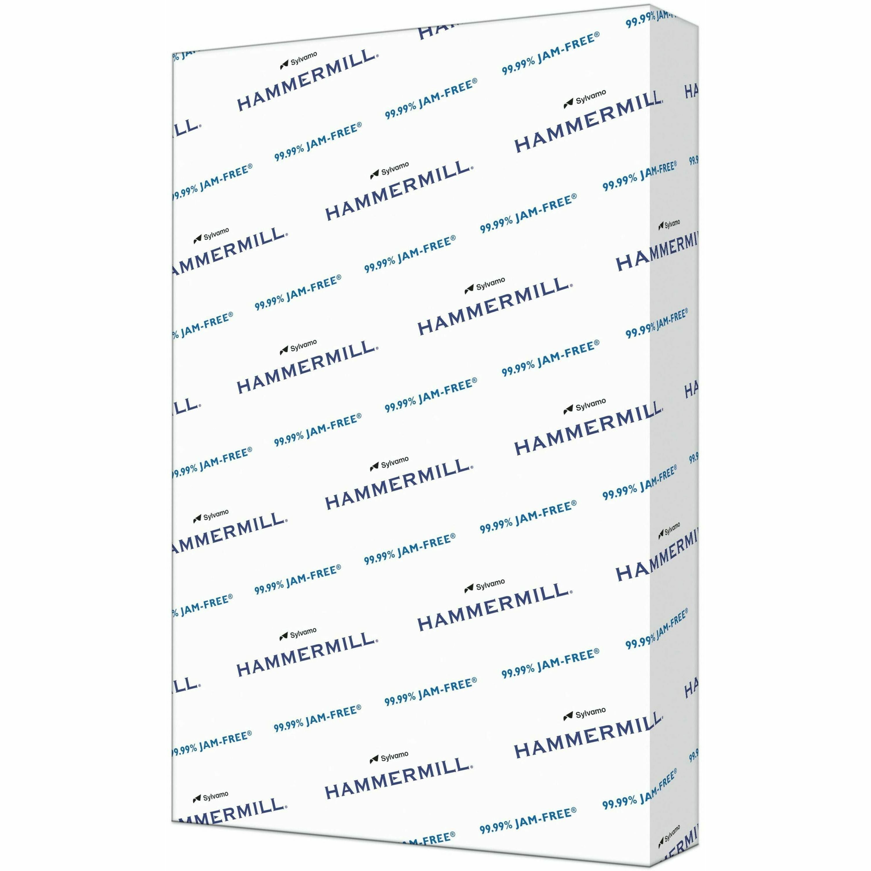 Hammermill Copy Plus Paper - White - 92 Brightness - Ledger/Tabloid - 11" x 17" - 20 lb Basis Weight - 40 / Pallet - Acid-free, Quick Drying - White - 1