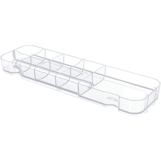 deflecto-caddy-storage-tray-9-compartments-13-height-x-131-width-x-38-depthdesktop-portable-stackable-clear-polystyrene-1-each_def29311cr - 1