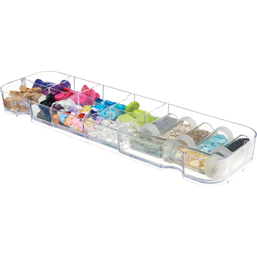 deflecto-caddy-storage-tray-9-compartments-13-height-x-131-width-x-38-depthdesktop-portable-stackable-clear-polystyrene-1-each_def29311cr - 5
