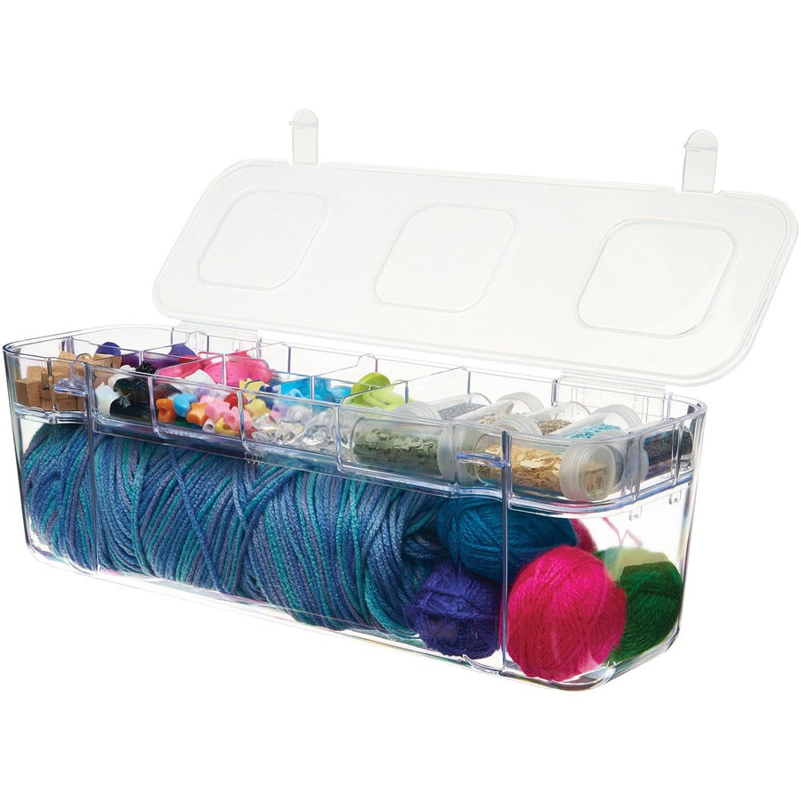 deflecto-caddy-storage-tray-9-compartments-13-height-x-131-width-x-38-depthdesktop-portable-stackable-clear-polystyrene-1-each_def29311cr - 7