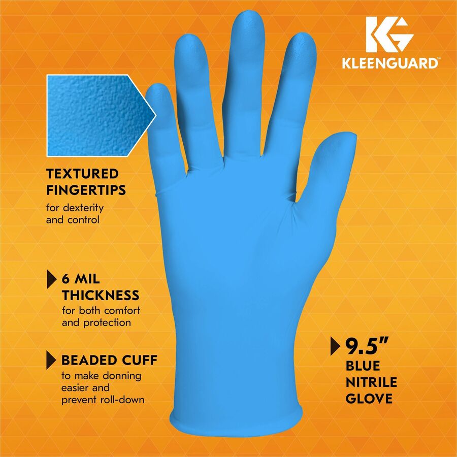 kleenguard-g10-blue-nitrile-gloves-small-size-for-right-left-hand-nitrile-blue-high-tactile-sensitivity-textured-grip-for-food-handling-food-preparation-manufacturing-food-service-electrical-electrical-contracting-painting-automot_kcc54421 - 7