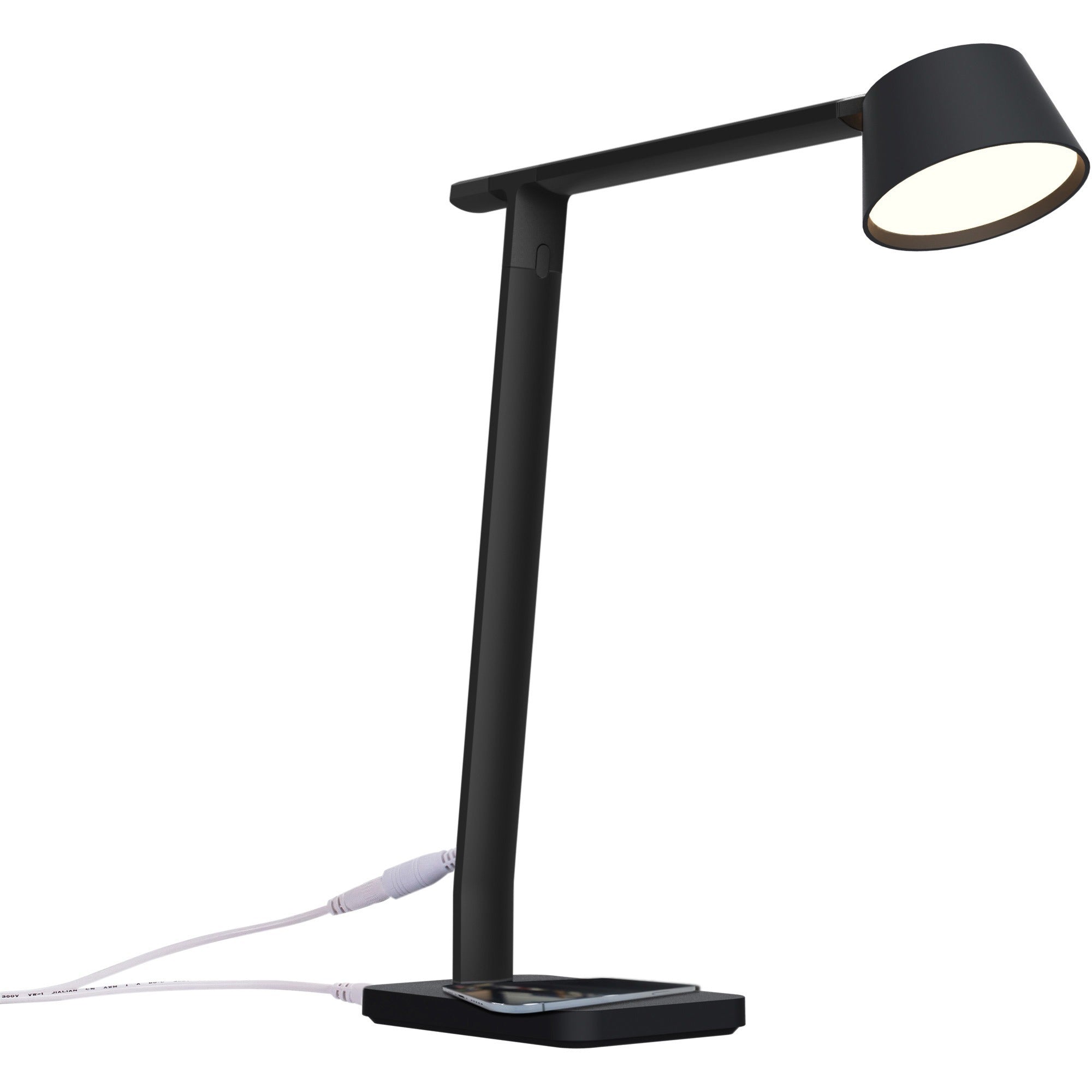 bostitch-verve-adjustable-led-desk-lamp-led-bulb-adjustable-dimmable-adjustable-brightness-clock-durable-wireless-charging-swivel-base-color-changing-mode-aluminum-desk-mountable-black-for-desk-alexa-supported_bos2200qismbk - 1