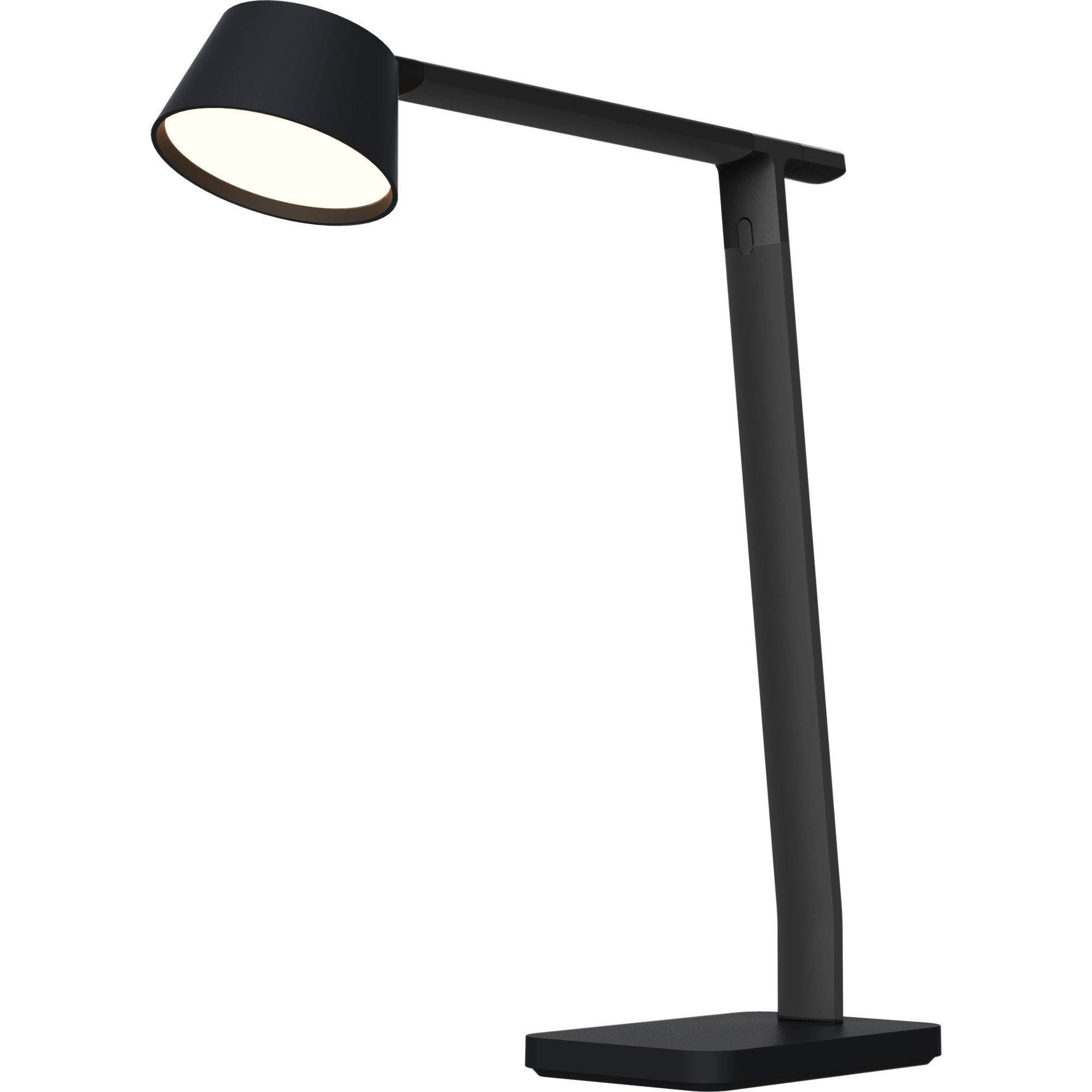 bostitch-verve-adjustable-led-desk-lamp-led-bulb-adjustable-dimmable-adjustable-brightness-clock-durable-usb-charging-swivel-base-color-changing-mode-aluminum-desk-mountable-black-for-desk-alexa-supported_bos2200usbsmbk - 1