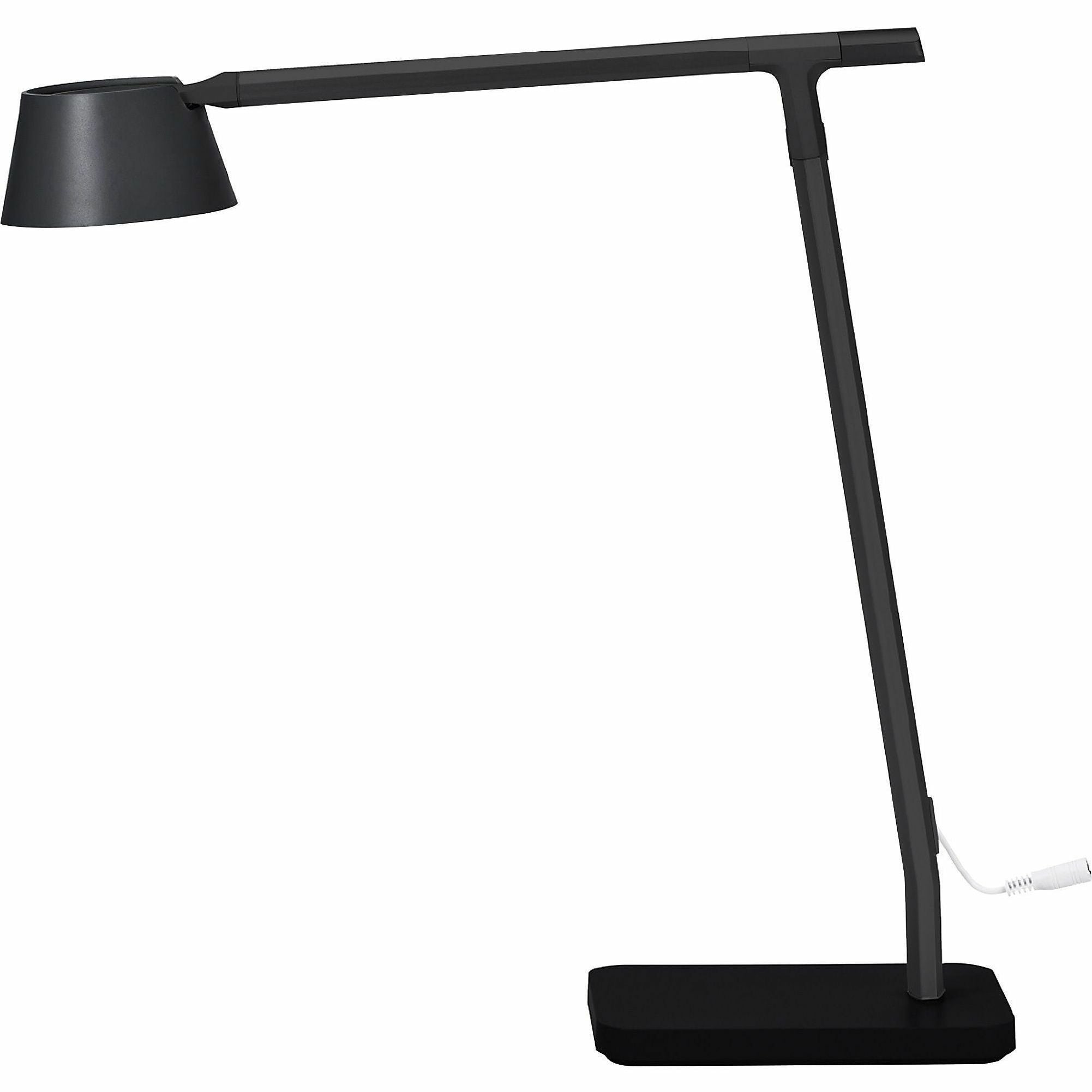 bostitch-verve-adjustable-led-desk-lamp-led-bulb-adjustable-dimmable-adjustable-brightness-clock-durable-usb-charging-swivel-base-color-changing-mode-aluminum-desk-mountable-black-for-desk-alexa-supported_bos2200usbsmbk - 3