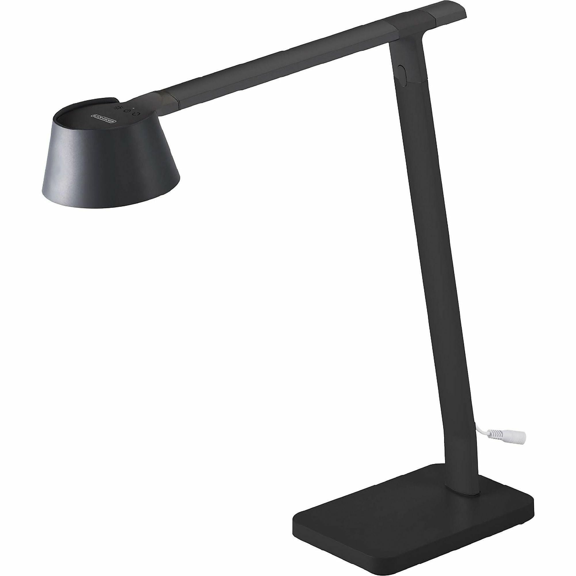 bostitch-verve-adjustable-led-desk-lamp-led-bulb-adjustable-dimmable-adjustable-brightness-clock-durable-usb-charging-swivel-base-color-changing-mode-aluminum-desk-mountable-black-for-desk-alexa-supported_bos2200usbsmbk - 4