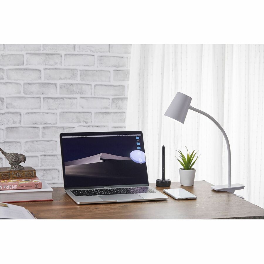 bostitch-adjustable-led-clamp-light-520-w-led-bulb-adjustable-flexible-neck-adjustable-head-silicone-desk-mountable-wall-mountable-white-for-desk-cubicle-home-office-classroom-communal-area_bosled2103 - 5