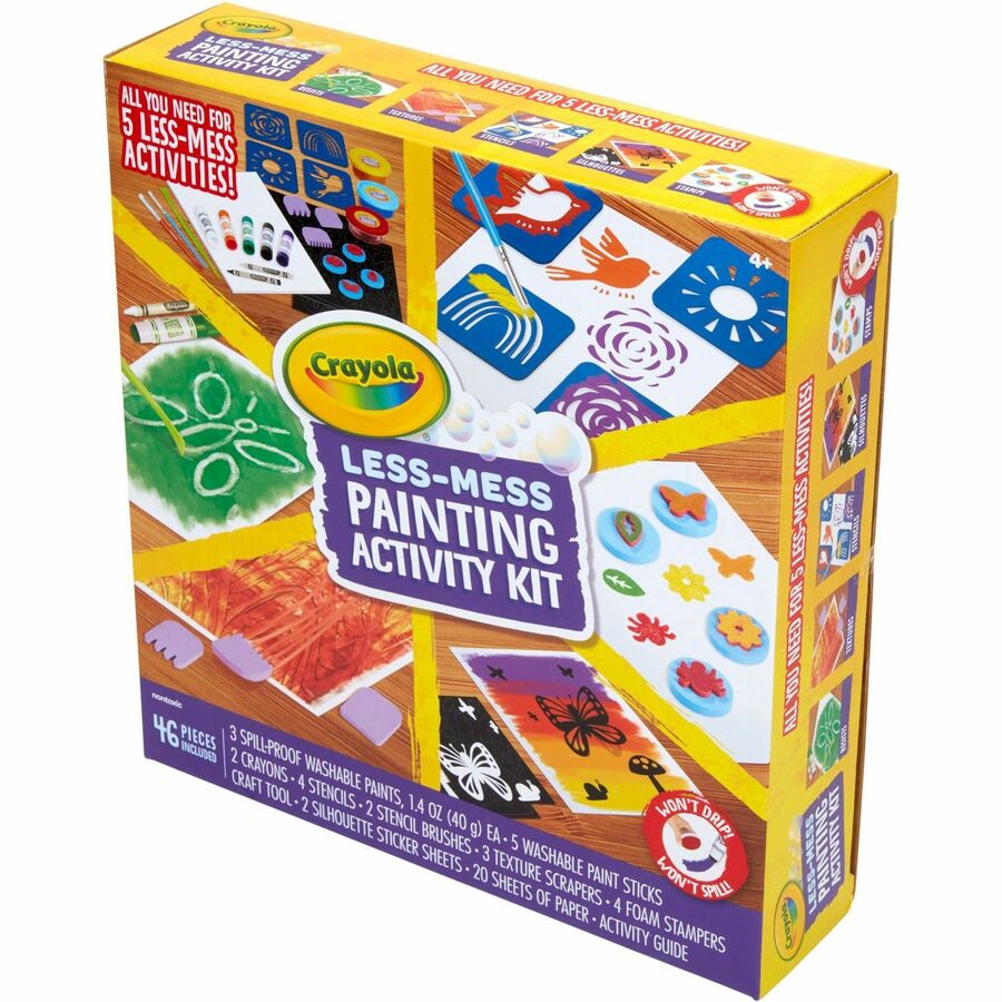 Crayola Less Mess Paint Set - Paint, Art - 1 Kit