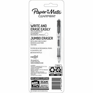 paper-mate-clearpoint-mechanical-pencils-07-mm-lead-diameter-black-barrel-1-pack_pap2164289 - 2