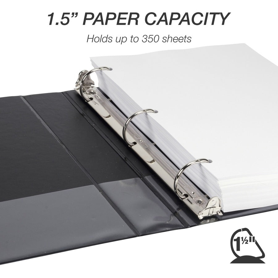 samsill-durable-view-binders-1-1-2-binder-capacity-letter-8-1-2-x-11-sheet-size-350-sheet-capacity-d-ring-fasteners-2-internal-pockets-chipboard-polypropylene-assorted-recycled-clear-overlay-durable-non-glare-pvc-free_sammp46458 - 7