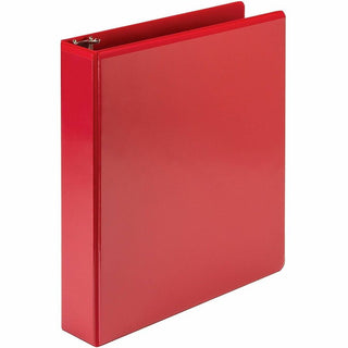 Samsill Durable View Binders - 1 1/2" Binder Capacity - Letter - 8 1/2" x 11" Sheet Size - 350 Sheet Capacity - D-Ring Fastener(s) - 2 Internal Pocket(s) - Chipboard, Polypropylene - Assorted - Recycled - Clear Overlay, Durable, Non-glare, PVC-free,