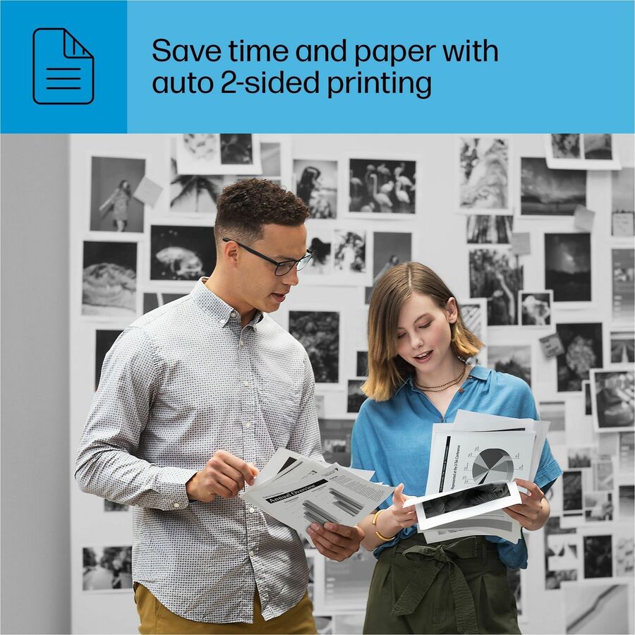 HP LaserJet Pro 4101fdw Wireless Laser Multifunction Printer - Monochrome - White - Copier/Fax/Printer/Scanner - 4800 x 600 dpi Print - Automatic Duplex Print - Up to 80000 Pages Monthly - Color Flatbed Scanner - 1200 dpi Optical Scan - Monochrome Fa