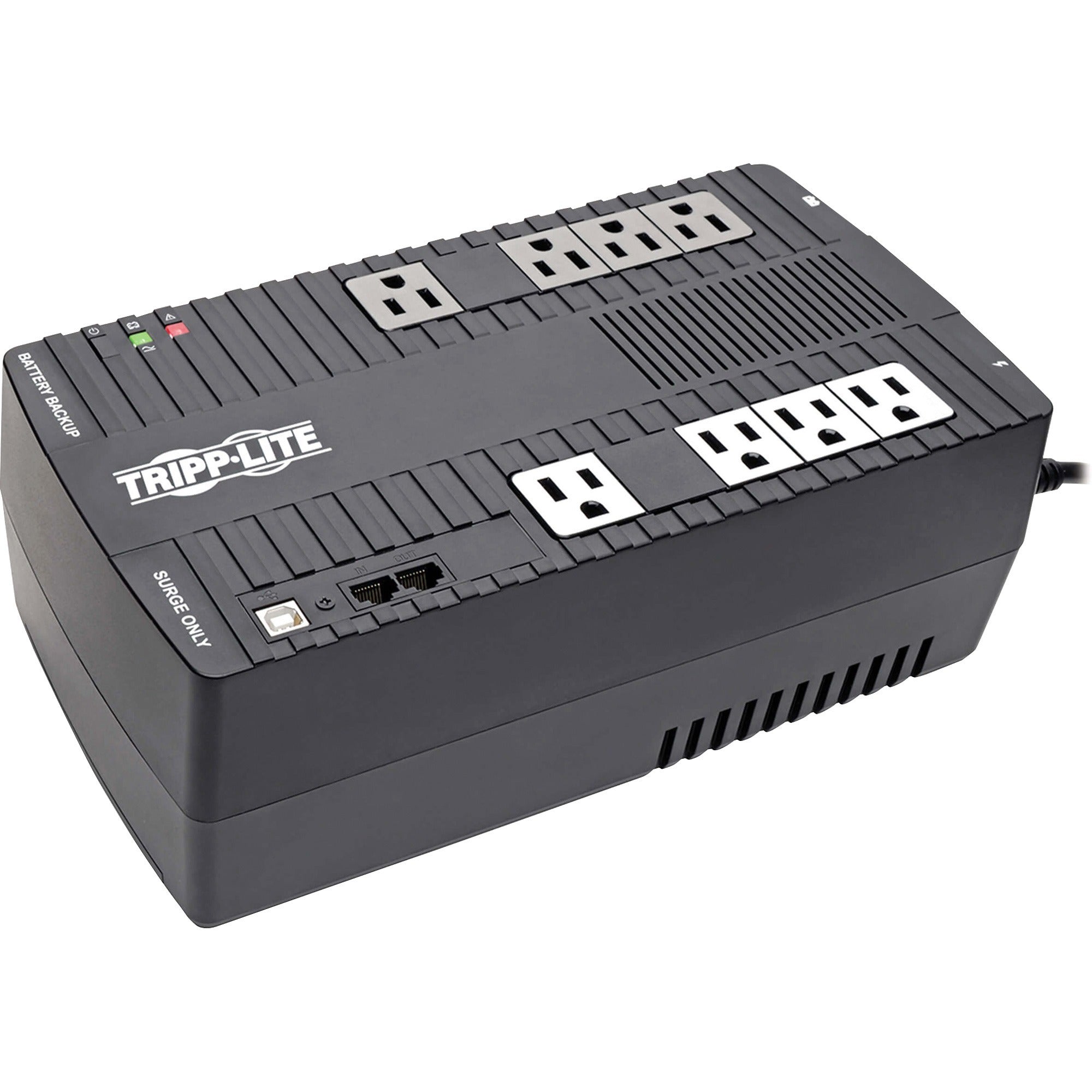 AVR Series Ultra-Compact Line-Interactive UPS, 8 Outlets, 550 VA, 420 J