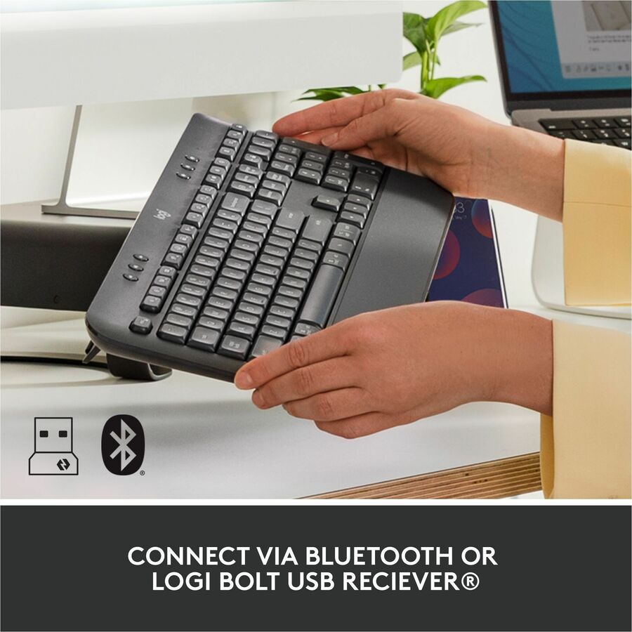 Signature K650 Wireless Comfort Keyboard, Graphite