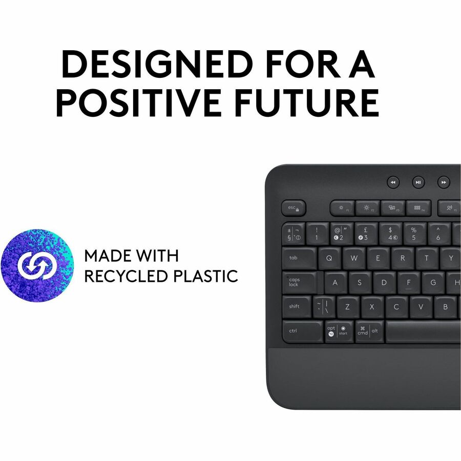 Signature K650 Wireless Comfort Keyboard, Graphite