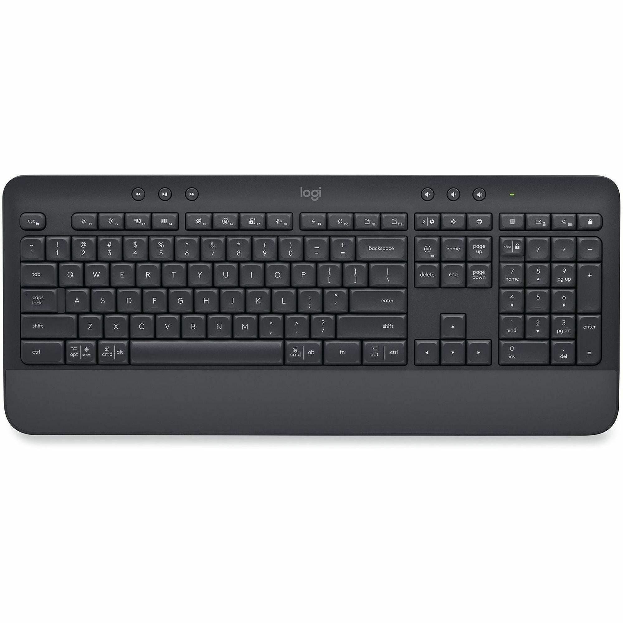 Signature K650 Wireless Comfort Keyboard, Graphite