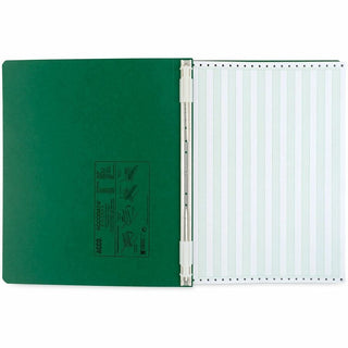 PRESSTEX Covers with Storage Hooks, 2 Posts, 6" Capacity, 14.88 x 11, Dark Green