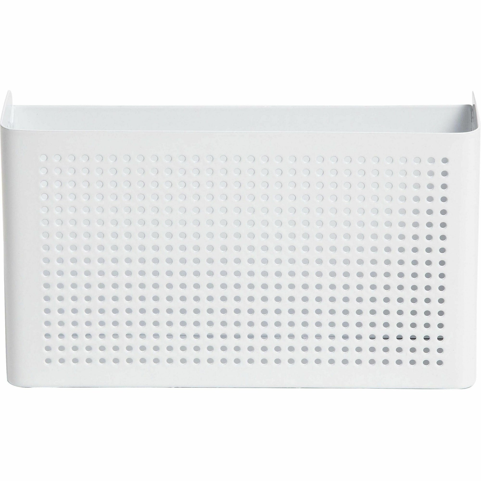 u-brands-perforated-all-in-one-desktop-organizer-4-compartments-compact-metal-1-each_ubr5717u0106 - 2