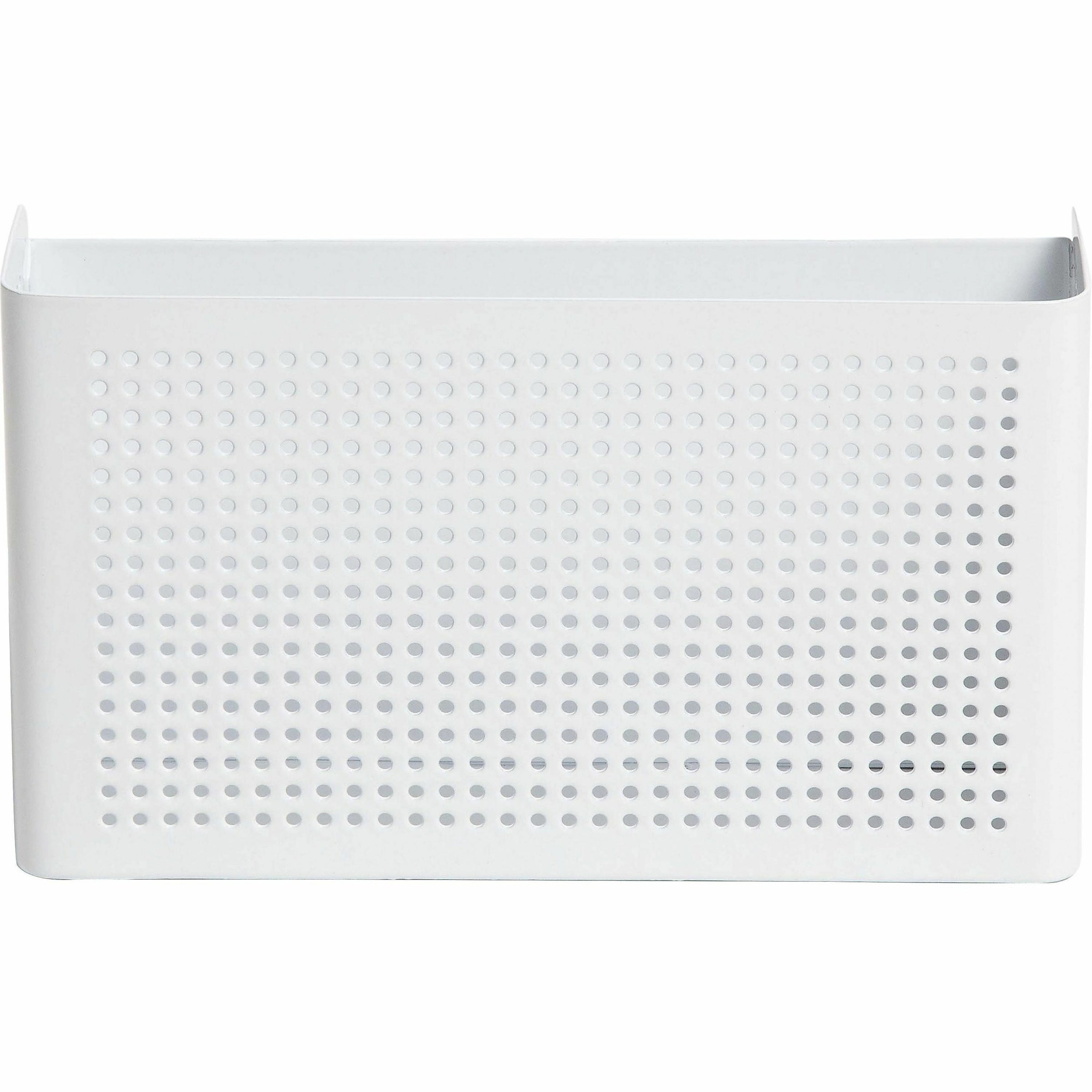 u-brands-perforated-all-in-one-desktop-organizer-4-compartments-compact-metal-1-each_ubr5717u0106 - 2