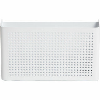 u-brands-perforated-all-in-one-desktop-organizer-4-compartments-compact-metal-1-each_ubr5717u0106 - 2