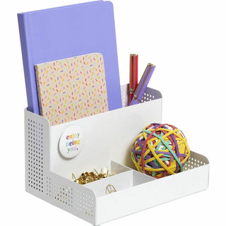 u-brands-perforated-all-in-one-desktop-organizer-4-compartments-compact-metal-1-each_ubr5717u0106 - 4