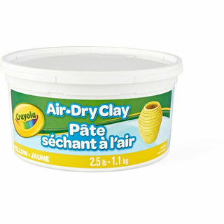 Crayola Air-Dry Clay - Art, Classroom, Art Room - 1 Each - Yellow