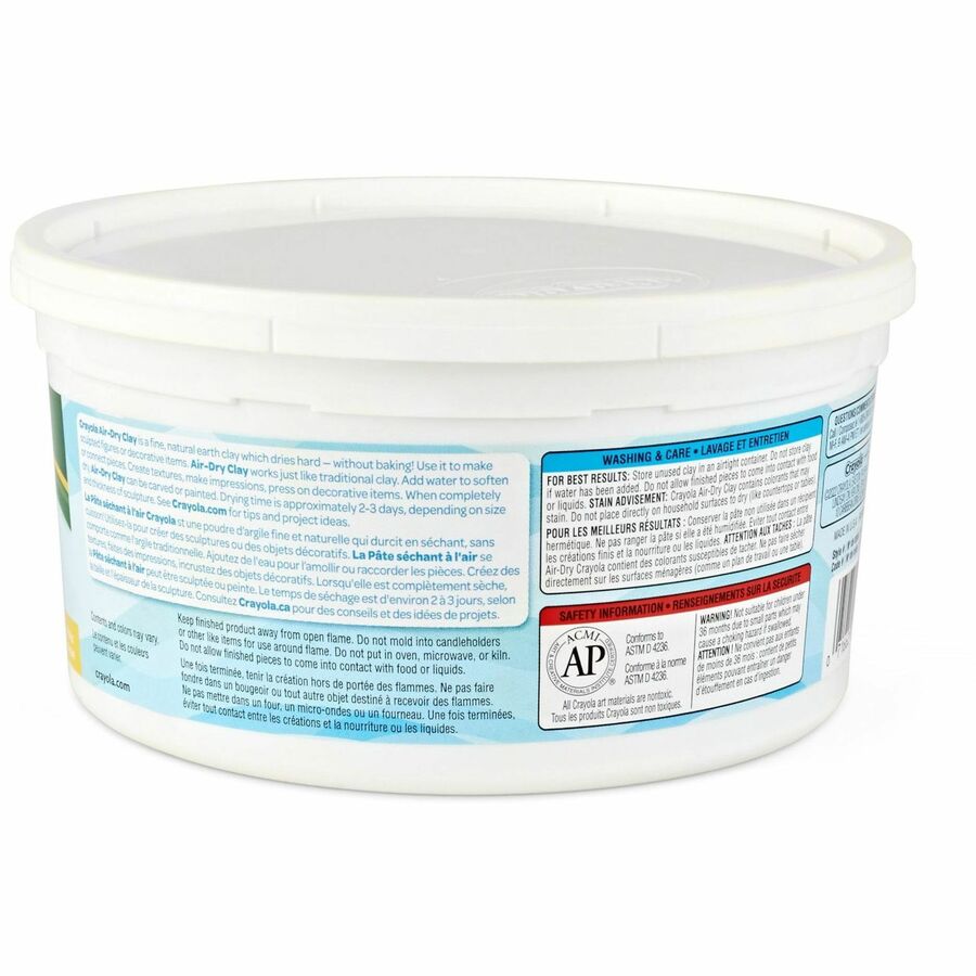 Crayola Air-Dry Clay - Art, Classroom, Art Room - 1 Each - Yellow
