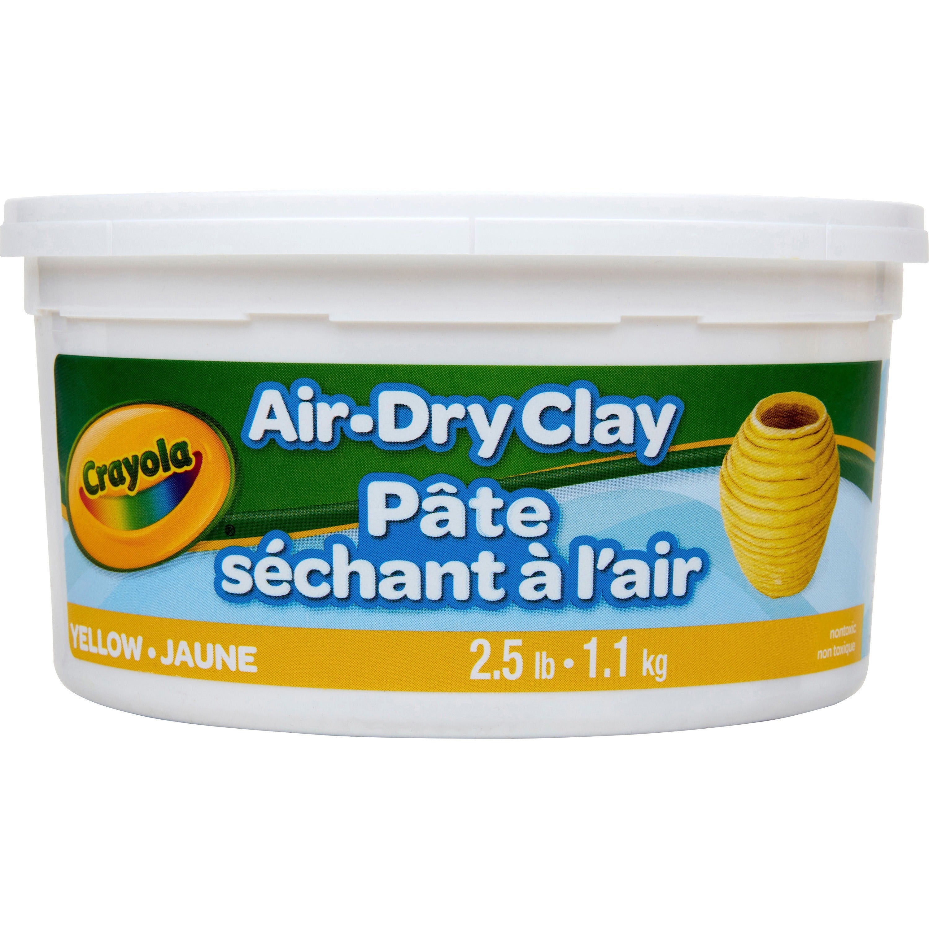 crayola-air-dry-clay-art-classroom-art-room-1-each-yellow_cyo575134 - 2