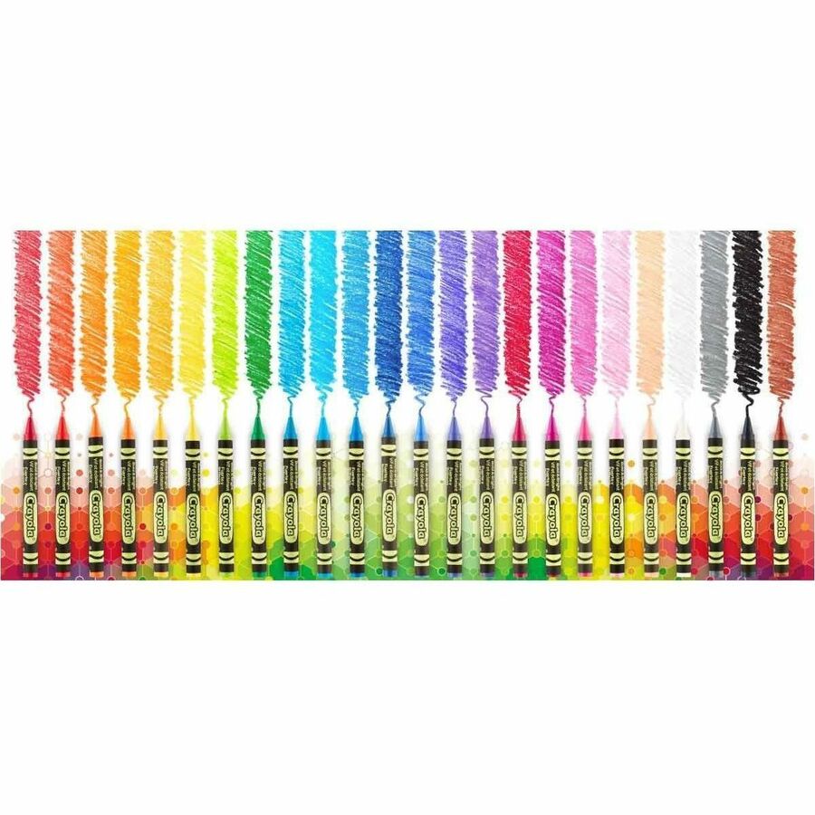 Crayola Construction Paper Crayons - Art, Paper, Cardboard - 1 Pack - Assorted