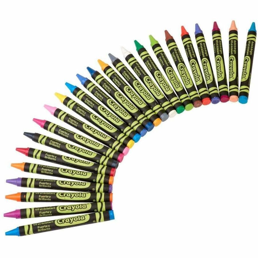 Crayola Construction Paper Crayons - Art, Paper, Cardboard - 1 Pack - Assorted