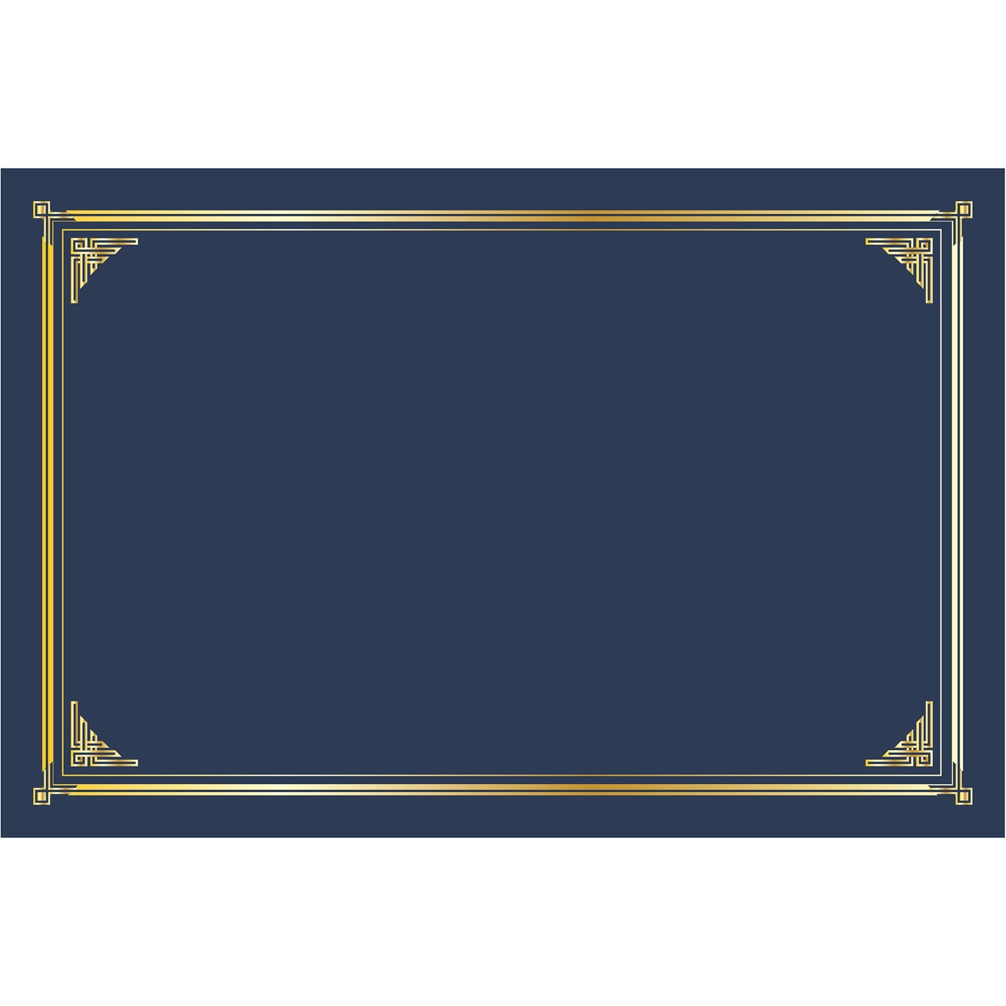 geographics-certificate-holder-linen-gold-foil-navy-blue-10-pack_geo48761 - 1
