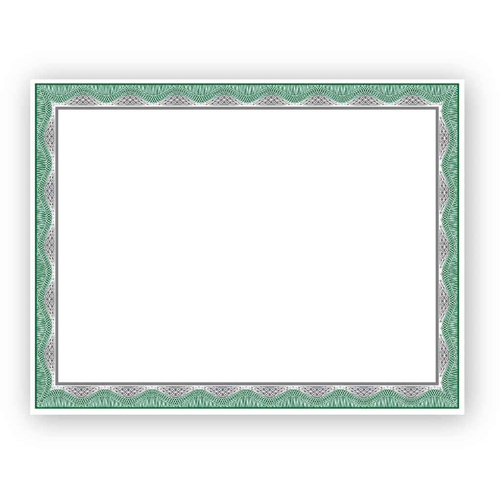 geographics-silver-foil-award-certificates-65-lb-basis-weight-11-inkjet-laser-compatible-assorted-green-silver-white-foil-15-pack_geo48763 - 1