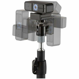 Kensington A1000 Clamp Mount for Microphone, Webcam, Lighting System, Telescope, Boom Arm - Black - Height Adjustable - 1 Each