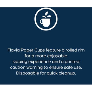 Flavia 10 oz Hot Beverage Paper Cups - 1000 / Carton - Blue - Paper - Beverage, Hot Drink