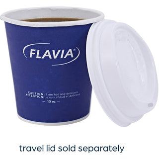 Flavia 10 oz Hot Beverage Paper Cups - 1000 / Carton - Blue - Paper - Beverage, Hot Drink
