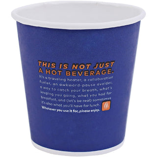 Flavia 10 oz Hot Beverage Paper Cups - 1000 / Carton - Blue - Paper - Beverage, Hot Drink