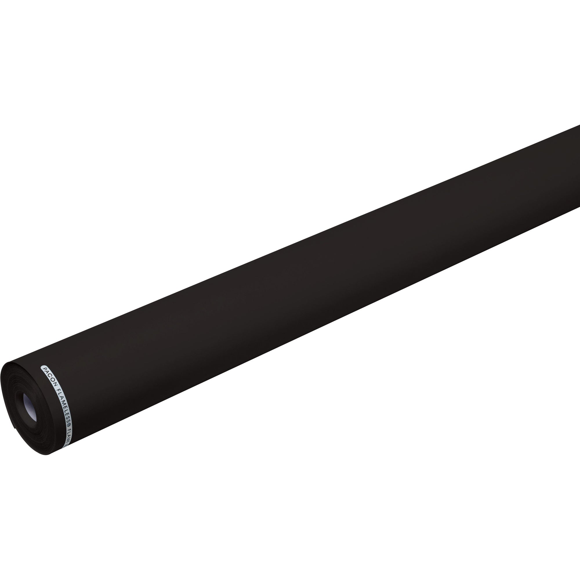flameless-flame-retardant-paper-classroom-office-mural-banner-bulletin-board-48width-x-100-ftlength-1-roll-raven-black_pacp0052281 - 1