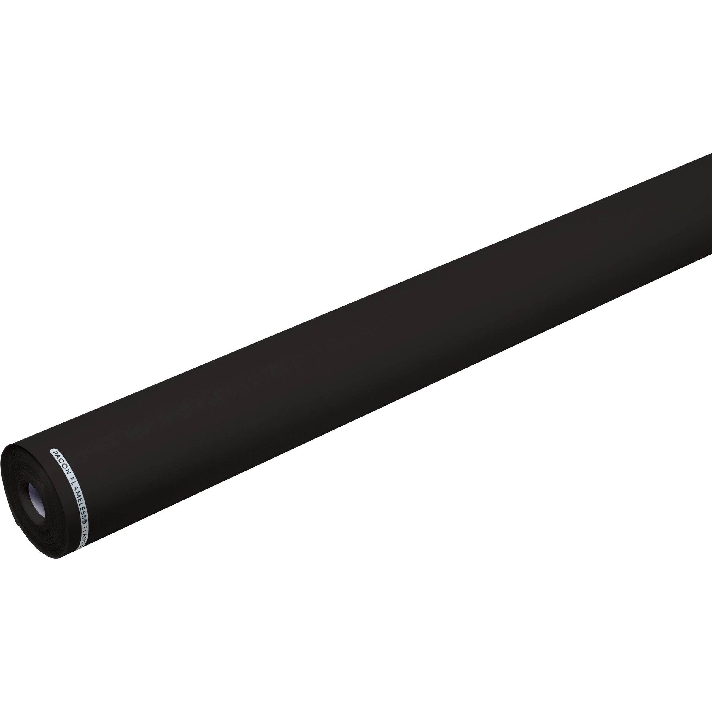 flameless-flame-retardant-paper-classroom-office-mural-banner-bulletin-board-48width-x-100-ftlength-1-roll-raven-black_pacp0052281 - 1