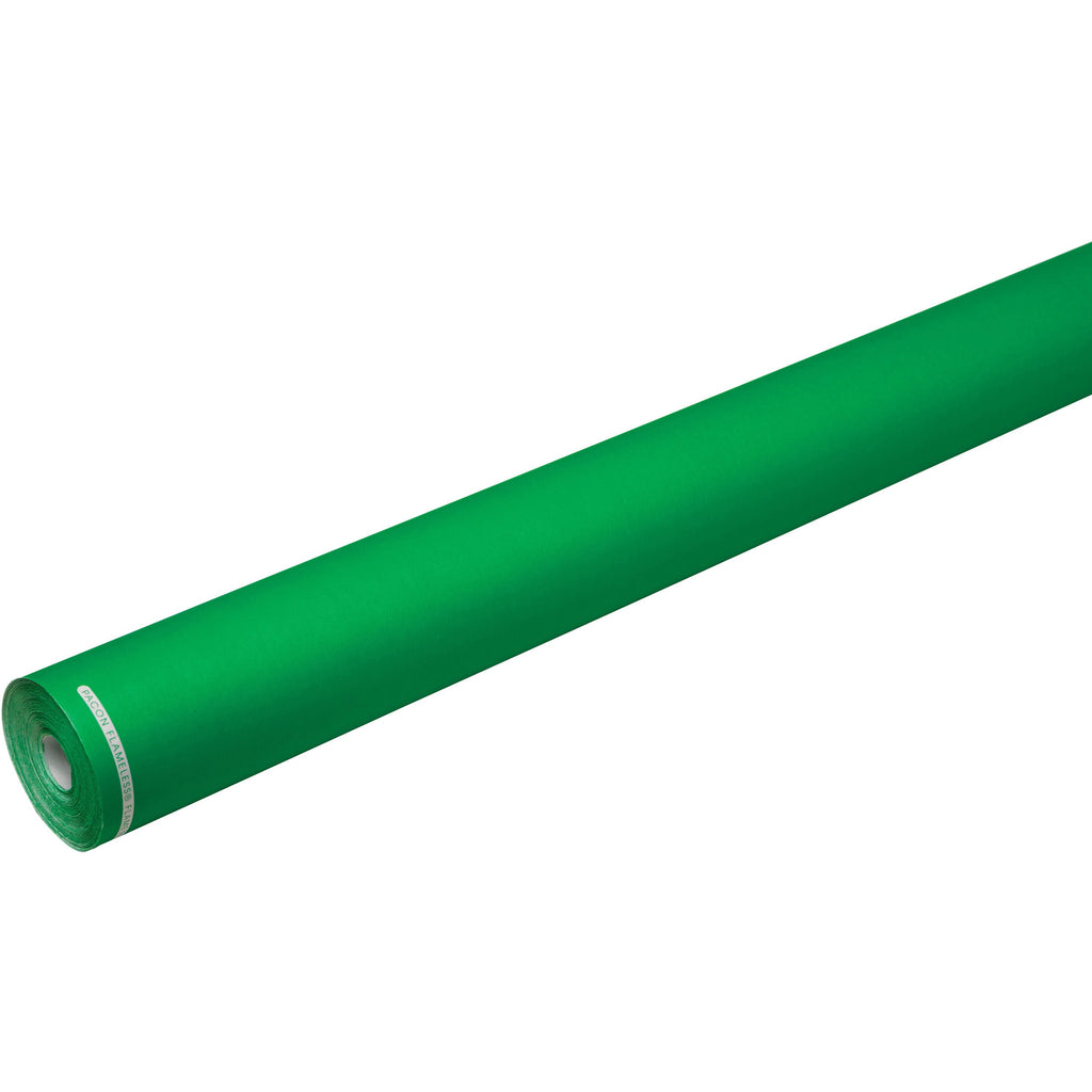flameless-flame-retardant-paper-classroom-office-mural-banner-bulletin-board-48width-x-100-ftlength-1-roll-tropical-green_pacp0052211 - 1