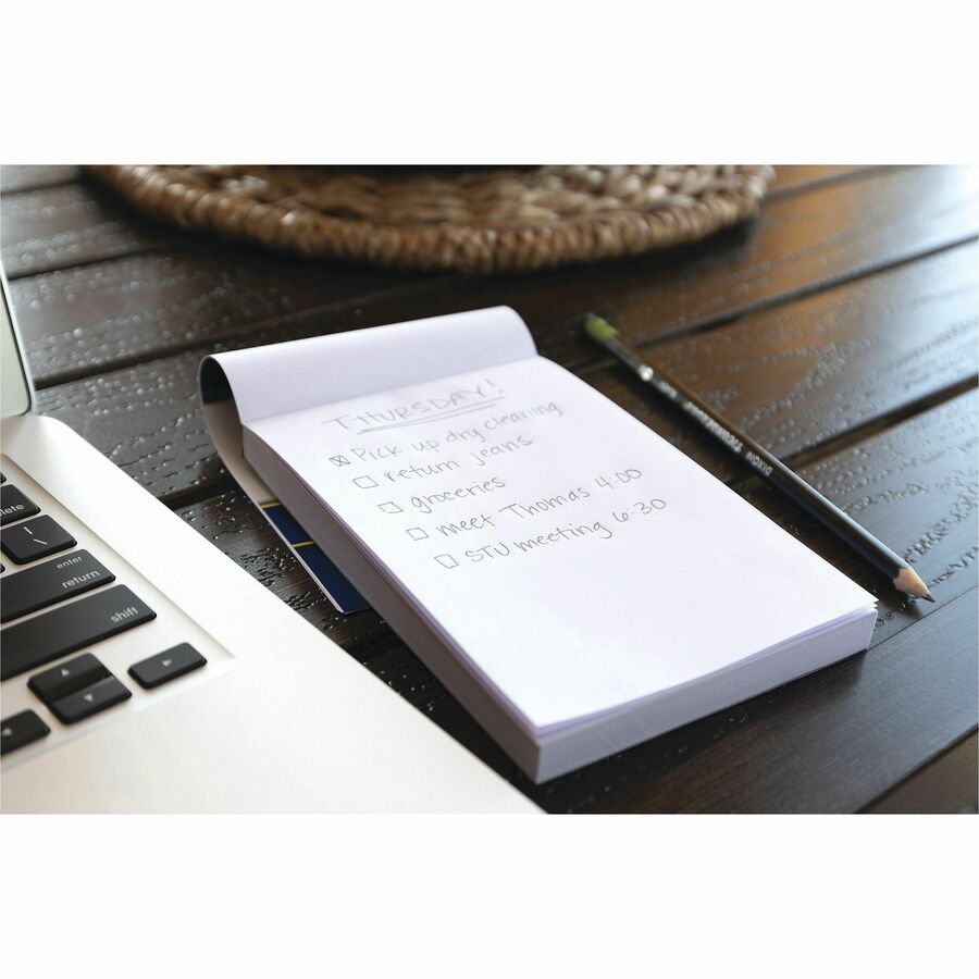 pacon-note-pad-4-x-6-rectangle-150-sheets-per-pad-unruled-white-compact-1-each_pacpmmk09532 - 2