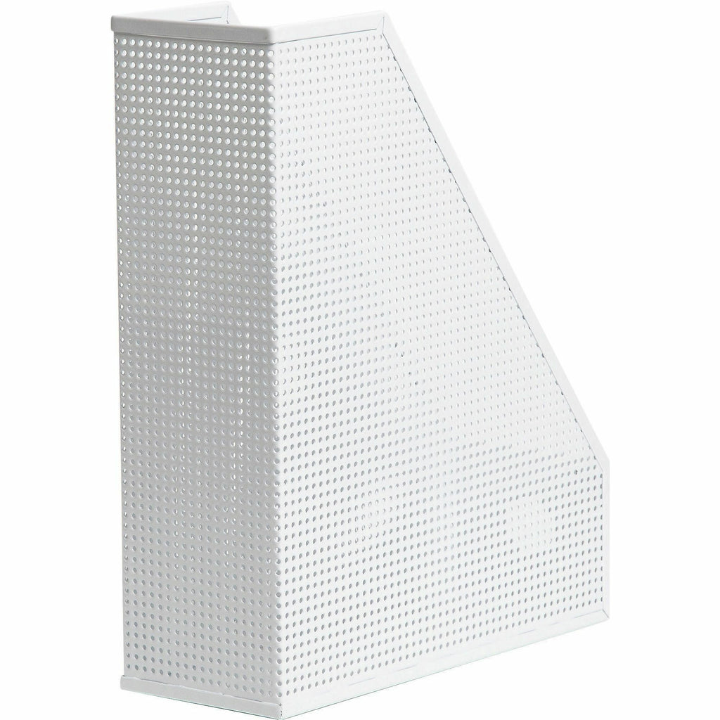 u-brands-perforated-magazine-holder-1-pockets-white-metal-1-each_ubr5716u0106 - 3