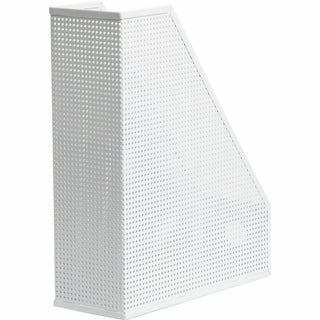 u-brands-perforated-magazine-holder-1-pockets-white-metal-1-each_ubr5716u0106 - 3