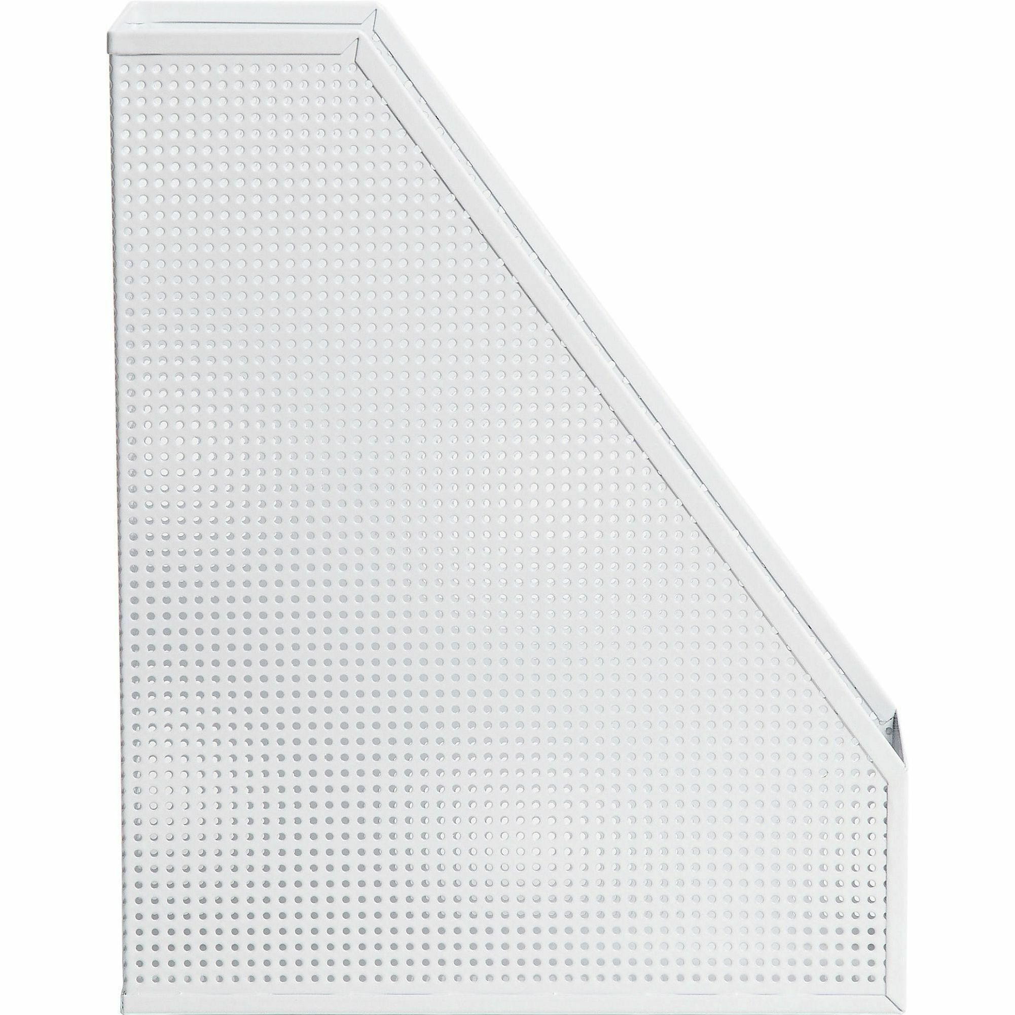 u-brands-perforated-magazine-holder-1-pockets-white-metal-1-each_ubr5716u0106 - 4