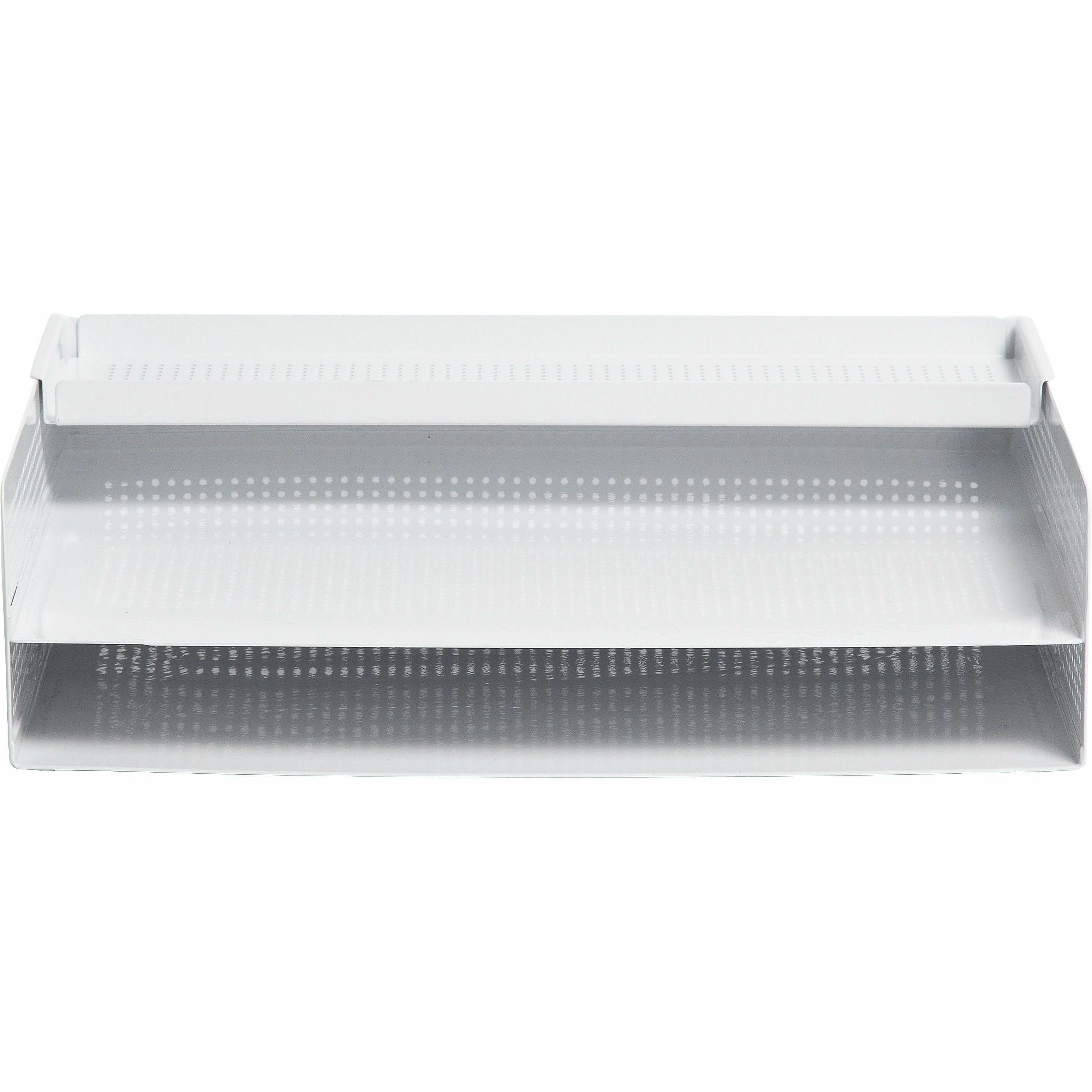 u-brands-perforated-paper-tray-durable-white-metal-1-each_ubr5718u0106 - 2