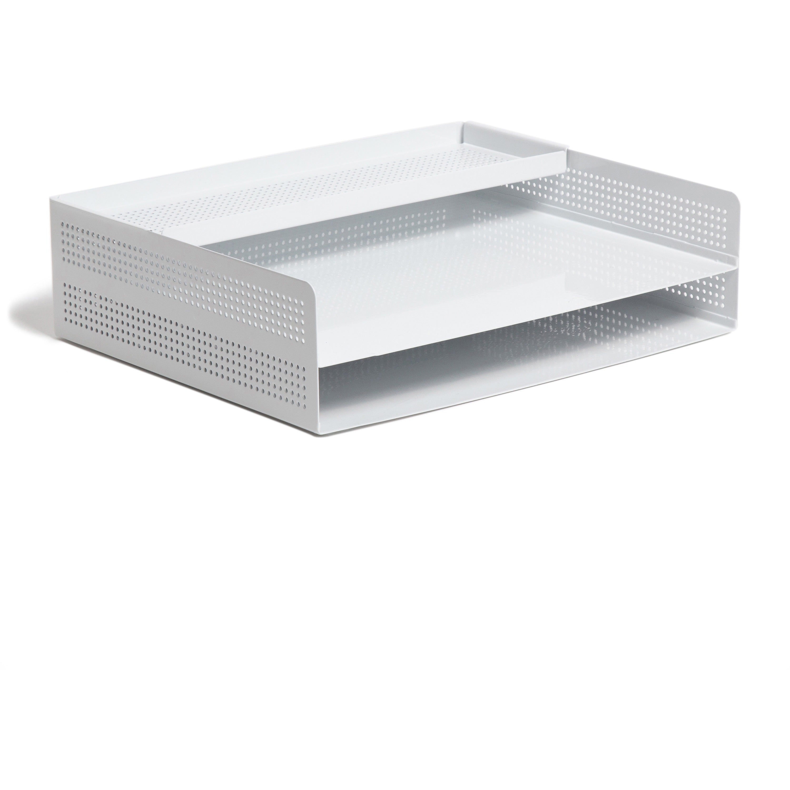 u-brands-perforated-paper-tray-durable-white-metal-1-each_ubr5718u0106 - 1